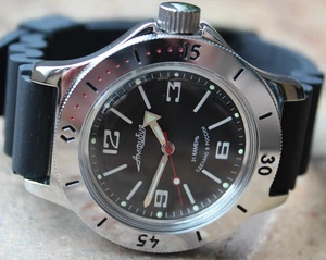 Vostok Amphibian Automatikaufzug Armbanduhr Scuba Dude 120509 - Bild 1 von 12