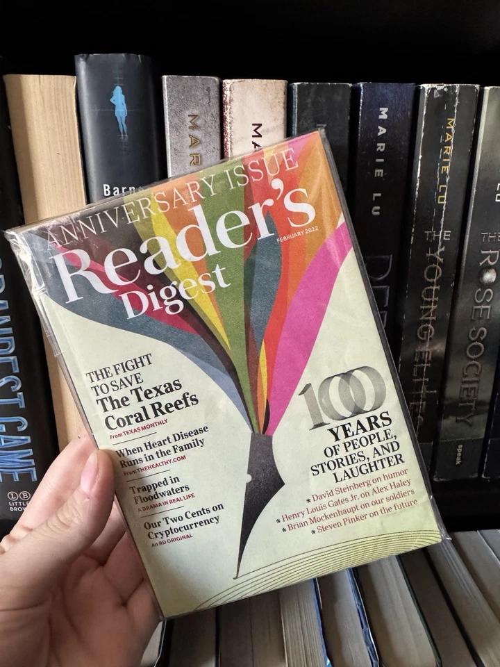 Readers Digest Magazine  February 2022 Anniversary Issue 100 Years Free Ship - Image 1 of 4