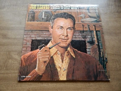 LP-JIM REEVES-Talkin' To Your Heart-1961-The Spell of the Yukon, Annabel Lee - Imagem 1 de 4