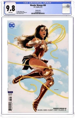 Wonder Woman #68B Andrews Variant CGC 9.8 2019 2049693012 - Image 1 of 2