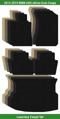 Lloyd Custom Luxe Carpet Mat Set for BMW 650i xDrive Gran Coupe (5 pieces) #UO - Image 1 of 4
