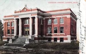 Lansing Michigan~Carnegie Library~Shiawassee Street~Now Community College~1905 - Picture 1 of 2