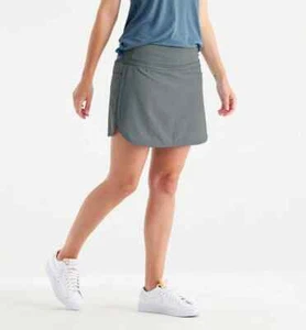 FREE FLY WOMEN'S BAMBOO LINED BREEZE SKORT SLATE BRAND NEW - Picture 1 of 4