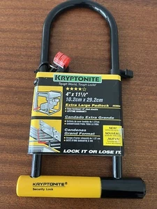 Candado extra grande Kryptonite 10,2 cm X 29,2 cm 4” X 11 1/2” con 2 llaves - Imagen 1 de 5