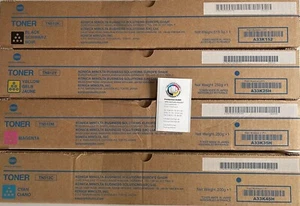 4x Konica Minolta Toner TN512 bizhub C454 C554 DEVELOP Ineo +454 +554 - Zdjęcie 1 z 1