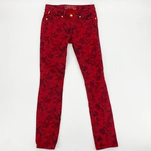 Jeans floreali Robin's da donna Jane skinny taglia 26 - Foto 1 di 5