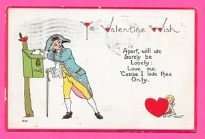 Ye Valentine Wish - Publicado 1914 Anderson SC - Postal - Imagen 1 de 2