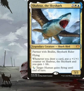 Shabraz, the Skyshark Commander Deck Magic MTG EDH Ready-to-Play Flying Sharks - Picture 1 of 12