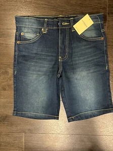 NEW Lucky Brand Classic Straight Stretch Slim Fit Jean Shorts Boys Size 12 - Picture 1 of 8