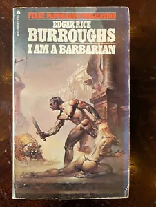 I Am a Barbarian 1st print Ace 1967 Edgar Rice Burroughs Boris Vallejo GGA Cover - Imagen 1 de 8