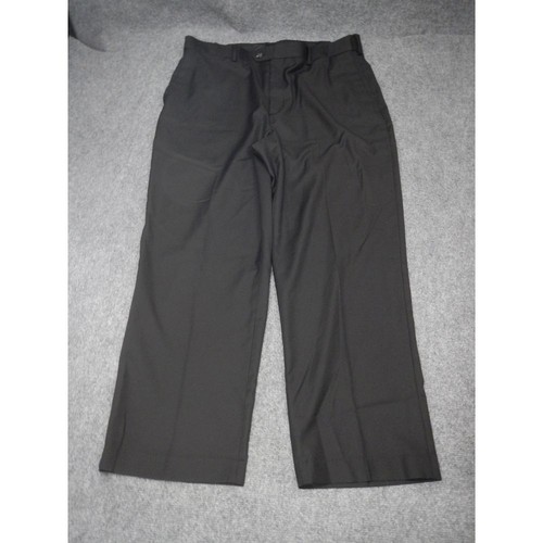 VETEMENTS Croft&Barrow Pantalone Abito Uomo 38x29 Vestibilità Classica Nero Pantaloni Formali