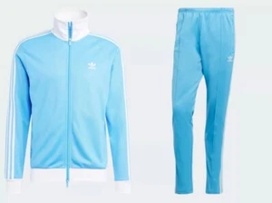 Sz M Adidas Adicolor Classics Beckenbauer Tracksuit Semi Blue (Jacket & Pants) - Picture 1 of 15