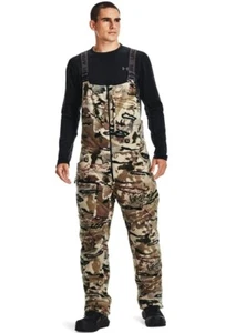 Under Armour UA RUT Endure Windproof Microfleece LG Barren Camo Bib Pant - Picture 1 of 5