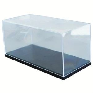 1:32 Display Box Transparent Acrylic Box Anti-Dust W/ PU Base For Model Car Toy - Picture 1 of 4