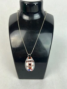 San Francisco Giants Logo Vintage Teardrop Spinner Necklace - Picture 1 of 1