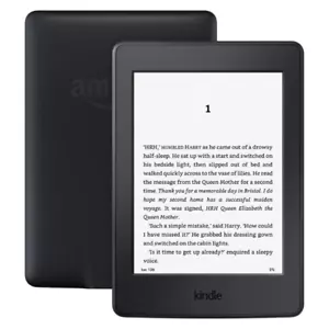 KINDLE PAPERWHITE EREADER 7TH GEN 6" DISPLAY BUILT-IN LIGHT WIFI WITH ADS BLACK - Picture 1 of 10