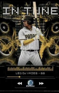 2024 Bowman Draft LEO DE VRIES IN TUNE #IT-11 SAN DIEGO PADRES - Picture 1 of 2