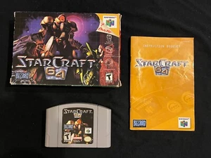 StarCraft 64 (Nintendo 64, 2000) Box Manual Complete CIB N64 - Picture 1 of 15