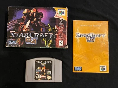 StarCraft 64 (Nintendo 64, 2000) Box Manual Complete CIB N64 - Image 1 of 4