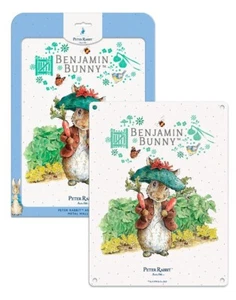 Benjamin Bunny von Beatrix Potter lizenziertes großes Stahlschild 400 mm x 300 mm 6278 - Bild 1 von 2