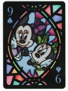 Tarjeta de juego Millie & Melody Mouse 2021 Tenyo Disney vitral - casi nueva - Imagen 1 de 2