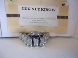 20 LUG NUTS ACORN CHROME SOLID BULGE 1/2-20 AMERICAN RACING vn515 WHEELLS - Picture 1 of 1