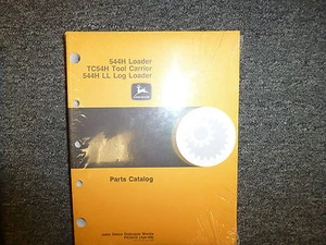 John Deere 544H  & LL Log Loader TC54H Tool Carrier Parts Catalog Manual PC2610 - Picture 1 of 1