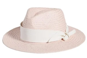 rag & bone Women's Packable Bandana Band Fedora, Blush, Pink, L - Picture 1 of 6