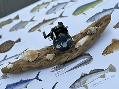 Ambassadeur Vintage Reel Desk Art.  Great Birthday Or Anniversary Gift Idea! - Image 1 of 4