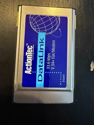 ActionTec DataLink 33.6 kbps V.34+ 传真调制解调器 PCMCIA 卡 — 第 1/2 张图片