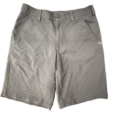 Under Armour Men’s 32x10.5” Black Flat Front Chino Shorts - Image 1 of 4