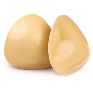 Bra InsertsSticky Bra Pads Inserts Push Up Bikini Padding Inserts Reusable St... - Picture 1 of 9