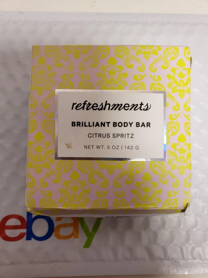 Refreshments Brilliant Body Bar • Citrus Spritz • 5 Oz New in dented box