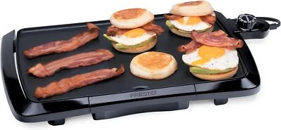 Presto 07047 Cool Touch Electric Griddle Black  - Image 1 of 4