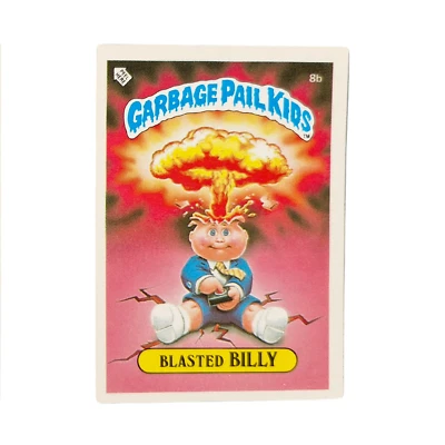 1985 Series 1 Garbage Pail Kids (AUS) - 8b Blasted Billy - Image 1 of 2