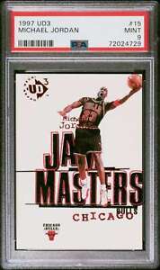 1997-98 pont supérieur UD3 #15 Michael Jordan Chicago Bulls PSA 9 (QTY) (J)