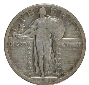1920 Standing Liberty Quarter ~ sehr schöne Details gereinigt - Bild 1 von 2