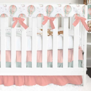 Woodland Floral Adventure Ruffled Crib duvet cover - Bild 1 von 7