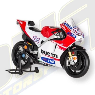 Andrea Dovizioso #04 Ducati Corse MotoGP Race Bike Diecast Model Toy 1:12 NewRay - Image 1 of 4