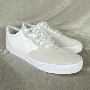 Nike SB Chron Men's Sneakers Shoes Size 10 White Gray Solarsoft Skate NEW - Picture 1 of 12