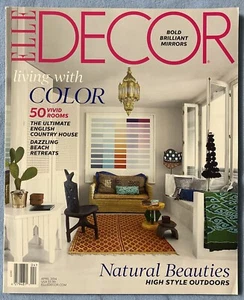Elle Decor Magazine Magazine April 2014 Living With Color Natural Beauties - Picture 1 of 2