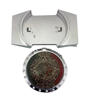 Combo de encendedores extraíbles y hebilla de cinturón Calandra azteca multicolor nuevo maya para hombres Foto 1 de 4
