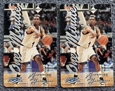 1995 Classic Assets ANFERNEE PENNY HARDAWAY Sprint Calling Phone Cards x2