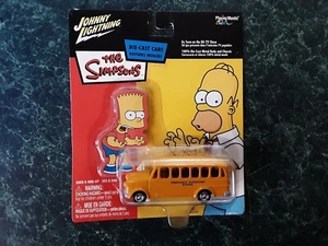 Johnny Lightning The Simpsons Springfield Elementary School Bus - Picture 1 of 4