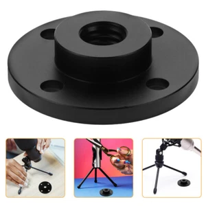 3/8"-16 Mount Flange Mic Microphone Stand Wall Fixture Professional - Picture 1 of 12