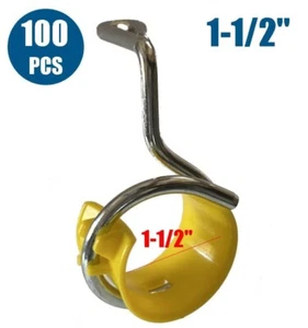 100 Stück 1-1/2 Zoll Schraubbefestigung Trense Ring & Sattel Kabel Draht Netzwerk Management - Bild 1 von 2