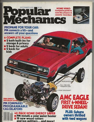 Popular Mechanics September 1979 Vintage How To Magazine - Image 1 of 2