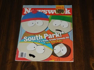 Newsweek Magazine March 23 1998 South Park Cartoon Tv Show Rude Crude ComedyHit - Picture 1 of 17