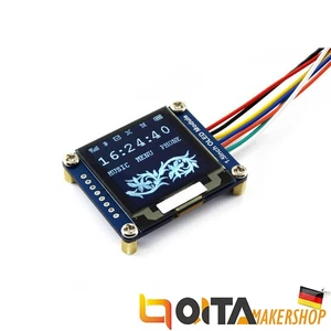 Waveshare 128x128 General 1.5 Zoll OLED Display Module 16 Gray Scale SPI/I2C - Bild 1 von 8