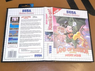 ## Land Of Illusion Starring Mickey Mouse - Sega Master System Game - Good ## - Image 1 of 2